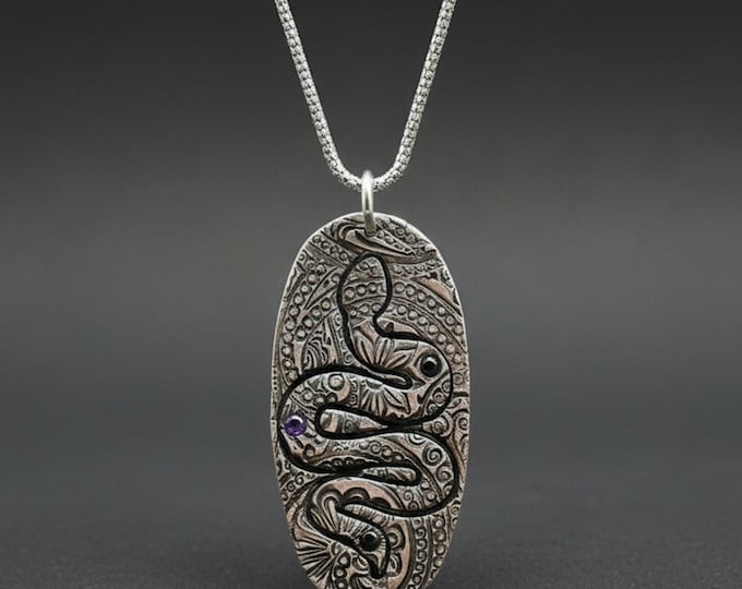 Alchemist Snake Pendant Amulet
