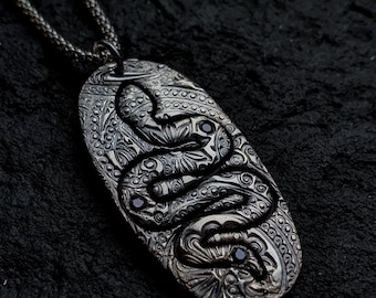 Alchemist Snake Pendant Amulet