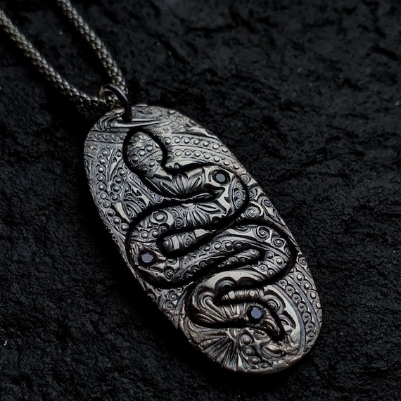 Alchemist Snake Pendant Amulet