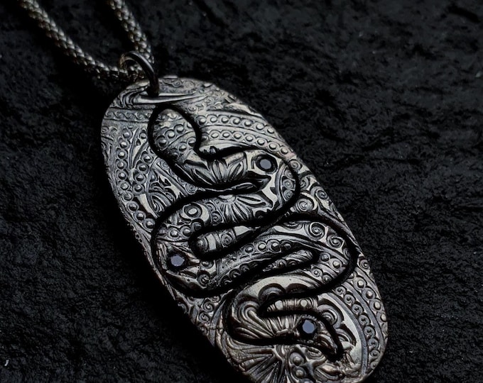 Alchemist Snake Pendant Amulet
