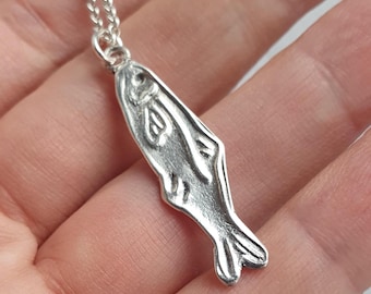 Silver Sardine pendant