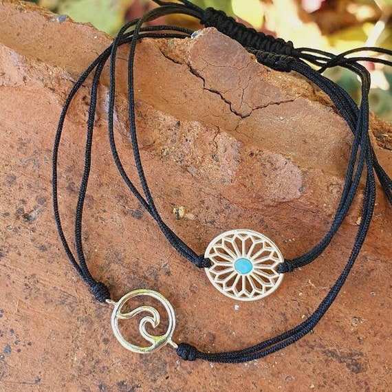 Summer Ocean Wave Anklet