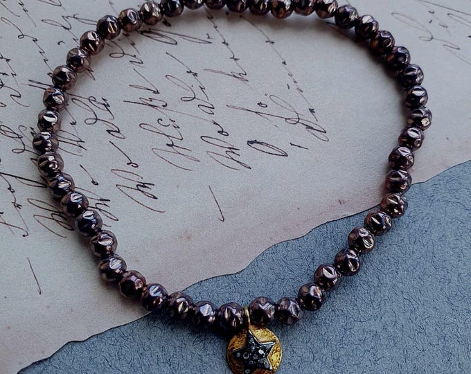 Diamond Star Silver Bracelet