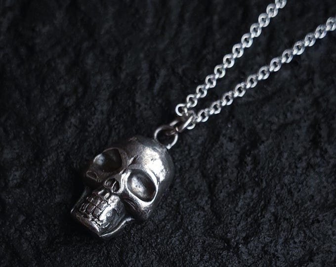 Memento Mori Skull Necklace