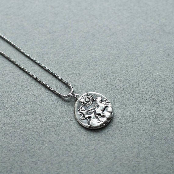 Roman Coin pendant necklace