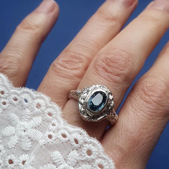 Art Deco Kyanite Ring