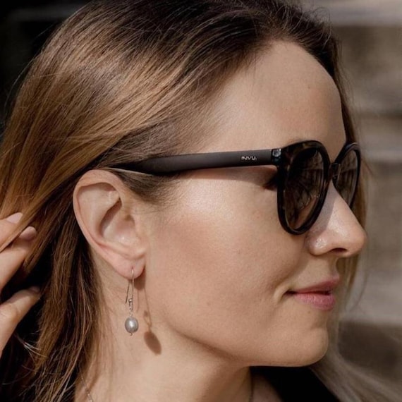 Grey Pearl Earrings