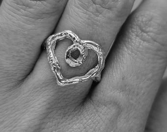 Molten Heart Ring