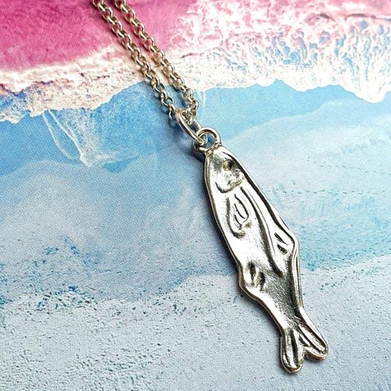 Silver Sardine Pendant