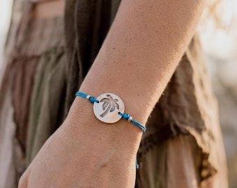 Silver Palm Bracelet