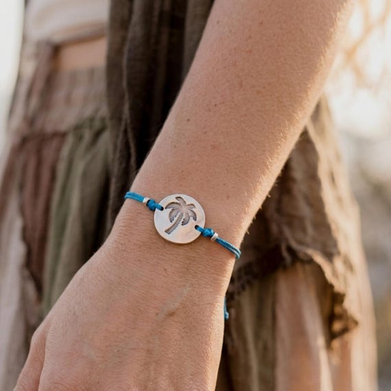 Silver Palm Bracelet