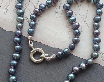 Black Pearl necklace