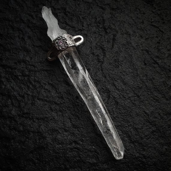 Laser Quartz Point Pendant for Balance & Manifestation