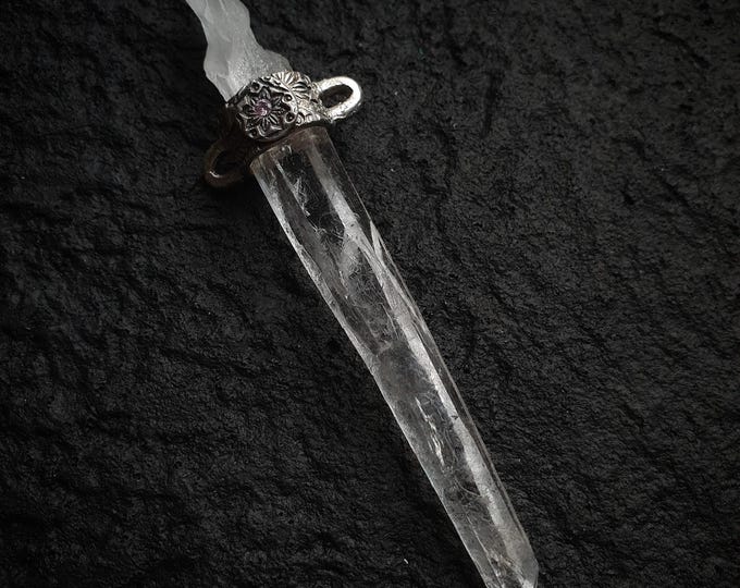 Laser Quartz Point Pendant for Balance & Manifestation