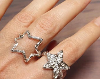 Open Star Ring