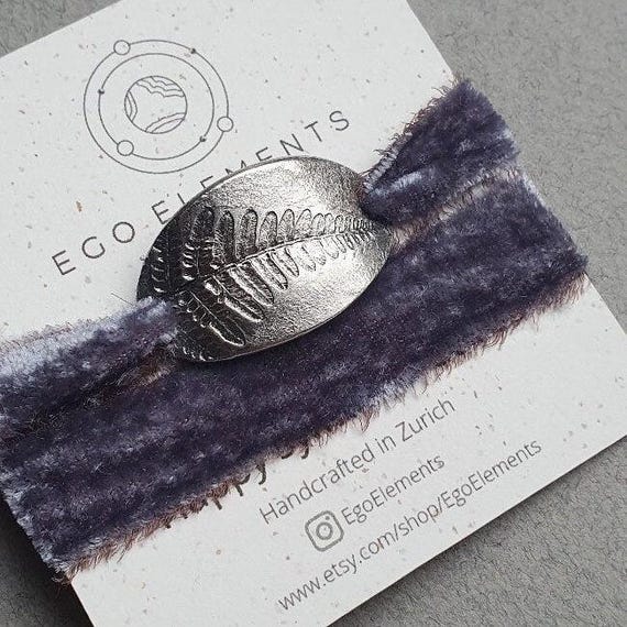 Solid Silver Fern bracelet