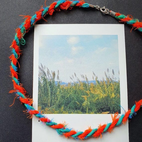 Boho Silk Necklace