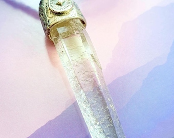 Starbrary Quartz Pendant for Healing & Channeling