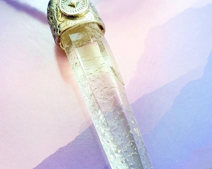 Starbrary Quartz Pendant for Healing & Channeling