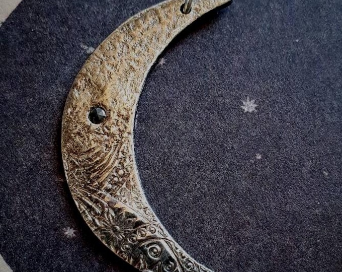 Crescent Moon Pendant Necklace