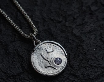 Silver Flower pendant