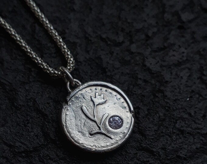 Silver Flower pendant
