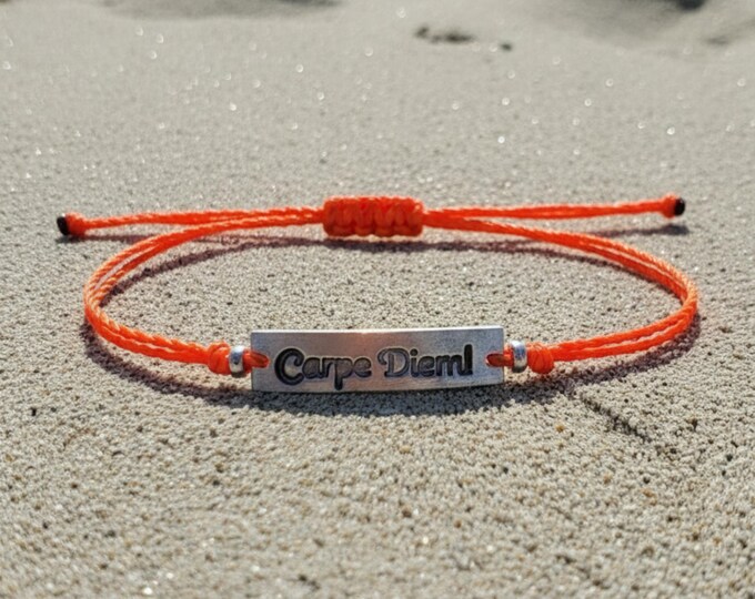 Carpe Diem Neon Bracelet