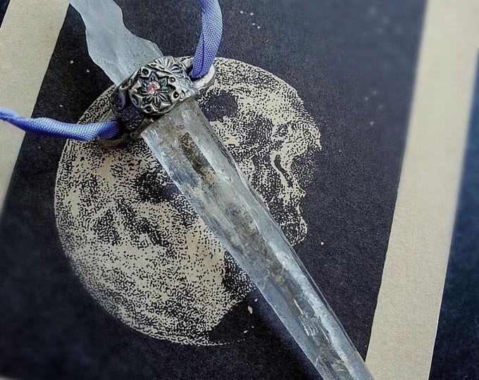 Laser Quartz Point Pendant for Balance & Manifestation