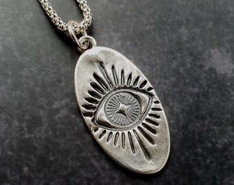 Evil Eye artisan pendant