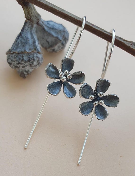 Forget-me-not Flower Earrings