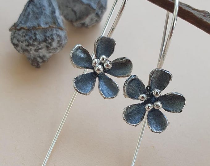 Forget-me-not Flower Earrings