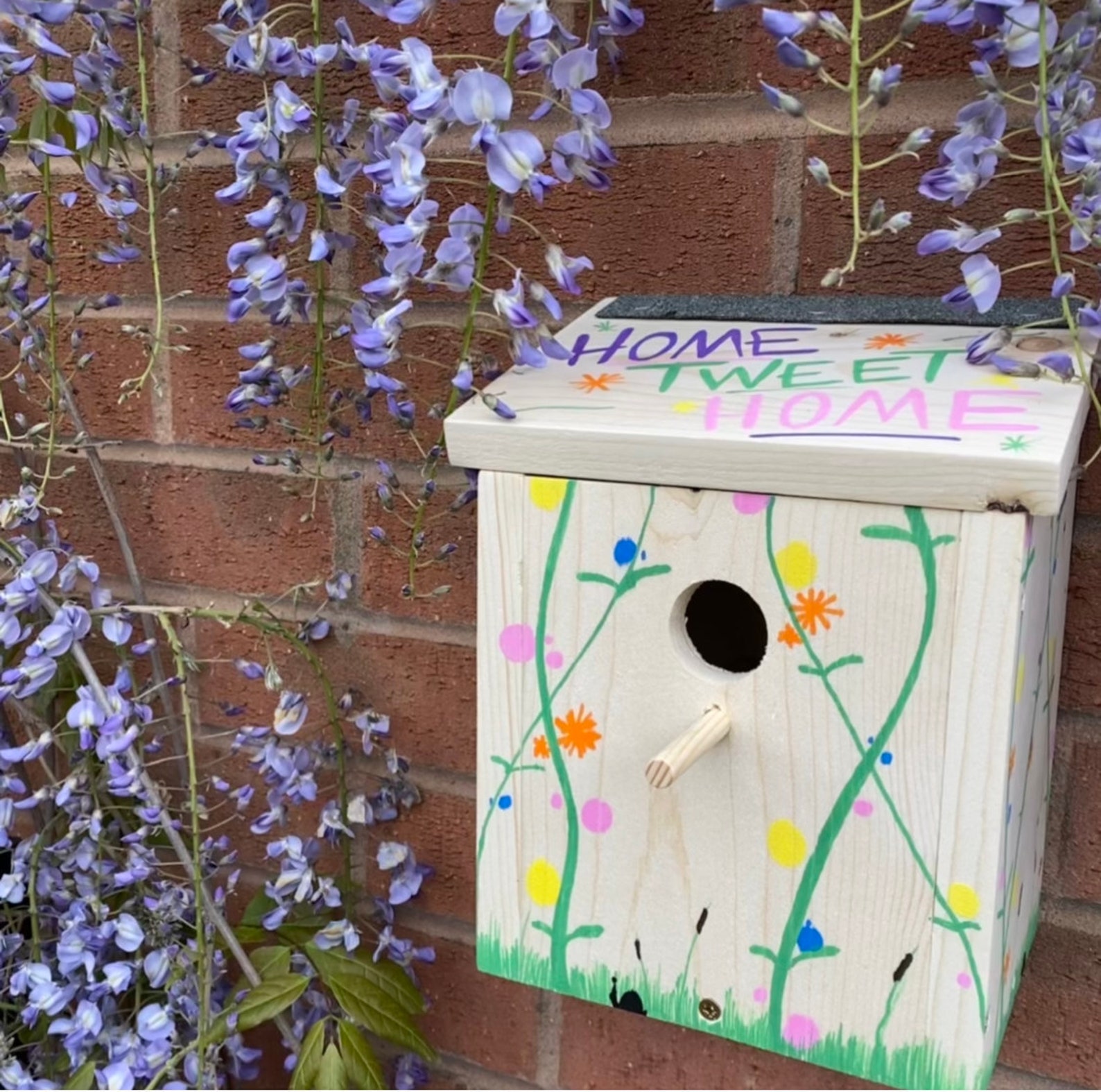 DIY Bird box kit With or without 12 Paint pens Build it Etsy