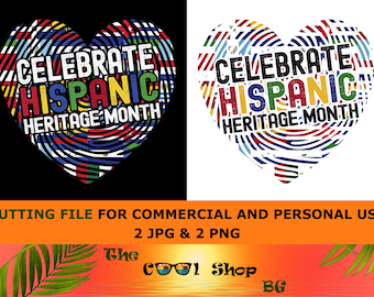 Feiern Sie Hispanic Erb Monat 2026 Png, Jpg, Shirt, Cricut digitaler Download, Hispanic Erb Monat Shirt Design Png Jpg Sublimation