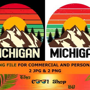 Retro Arten-muster Gablonz Weinlese-Sublimations-Png, Missouri-Sonnenuntergang-Png-Design