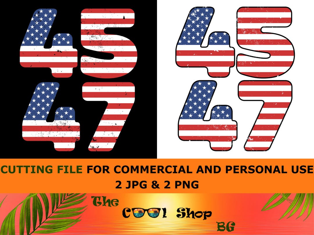 Trump 45/47 Varsity Png, Trump 45/47 Republican Proud Conservative Png ...