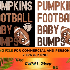 Pumpkins Football Baby Bumps Png Files, Instant Download, Pregnancy Announcement, Pregnancy Baby, Funny Pregnant Png
