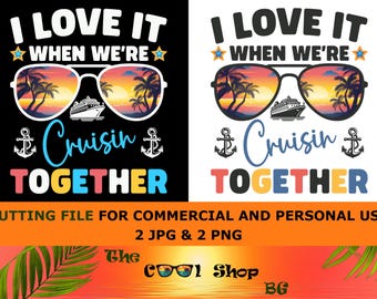 Maglietta da crociera PNG, Adoro quando navighiamo insieme, Nave da crociera PNG, Magliette da vacanza abbinate PNG, Crociera in famiglia PNG, Equipaggio da crociera PNG