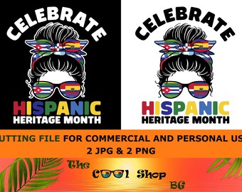 Feiern Sie Hispanic Erb Monat 2026 Png, Jpg, Shirt, Cricut digitaler Download, Hispanic Erb Monat Shirt Design Png Jpg Sublimation