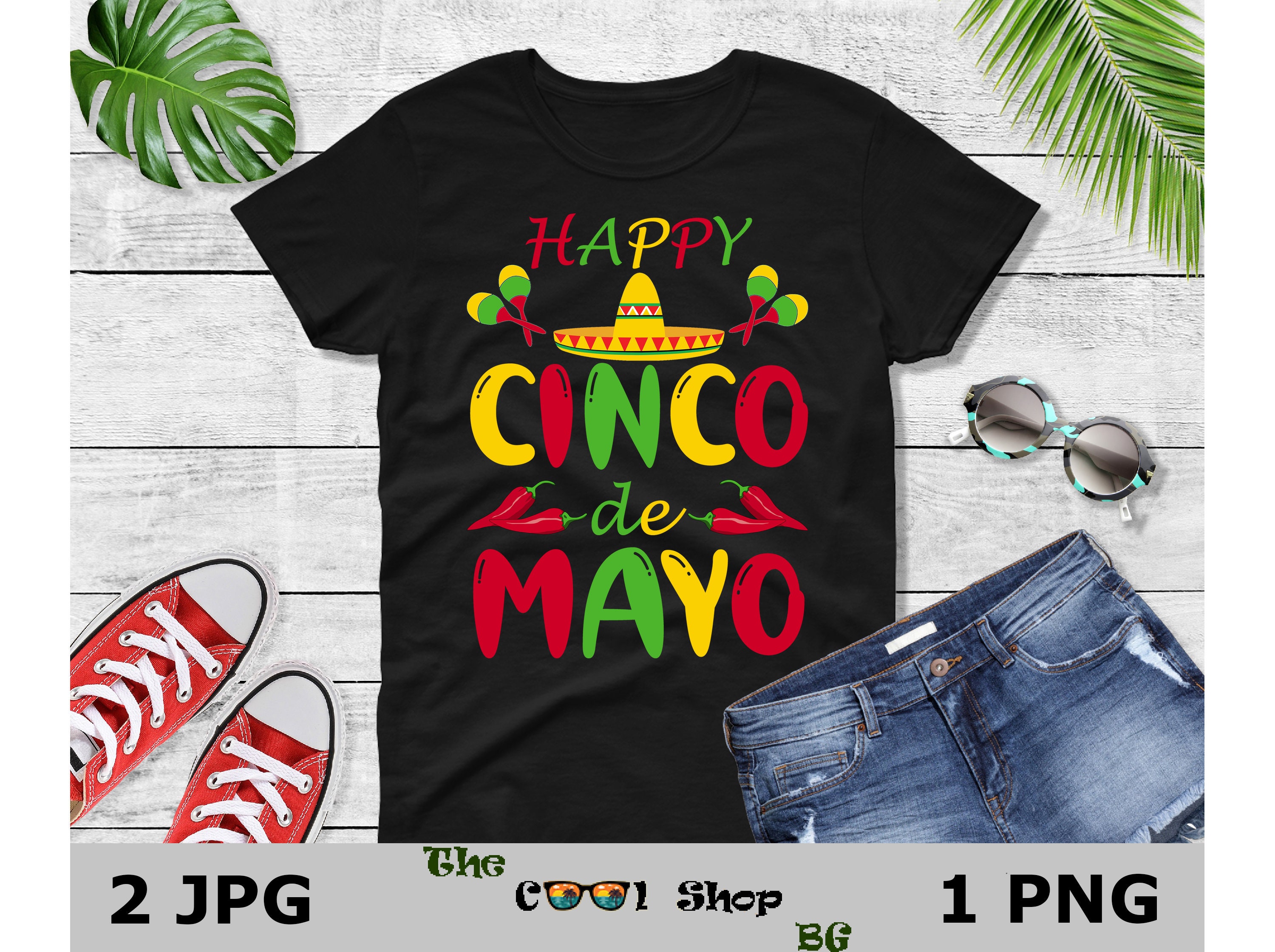 Happy Cinco De Mayo PNG Mexican Fiesta PNG Cinco De Mayo - Etsy