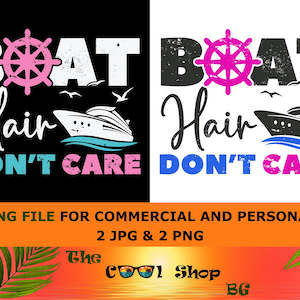 Cruise Png, Boat Hair Don&#39;t Care, Anchor Png Clipart, Family Vacation Png, Summer Png, Nautical Png, Boat Png, Cruising Png, Gift For Her