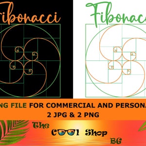 Fibonacci Png, Vector Fibonacci Spiral, Golden Ratio Png, Fibonacci Sequence, Sacred Geometry Png, Science, Nature, Mathematics, Digital