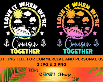 Maglietta da crociera PNG, Adoro quando navighiamo insieme, Nave da crociera PNG, Magliette da vacanza abbinate PNG, Crociera in famiglia PNG, Equipaggio da crociera PNG