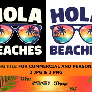 Hola-stranden, png-bestand: zomervakantieontwerp (digitale download)