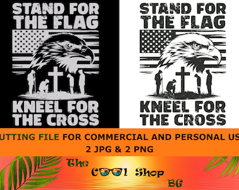 Eu defendo a bandeira e me ajoelho diante da cruz, arquivos PNG e JPG apenas, camiseta patriótica americana, bandeira dos EUA com efeito desgastado em PNG, camiseta patriótica