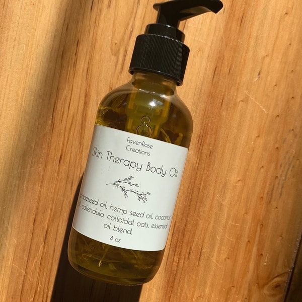 Skin Therapy Body Oil | Itchy Skin Relief | Dry Skin Relief | For Body & Scalp