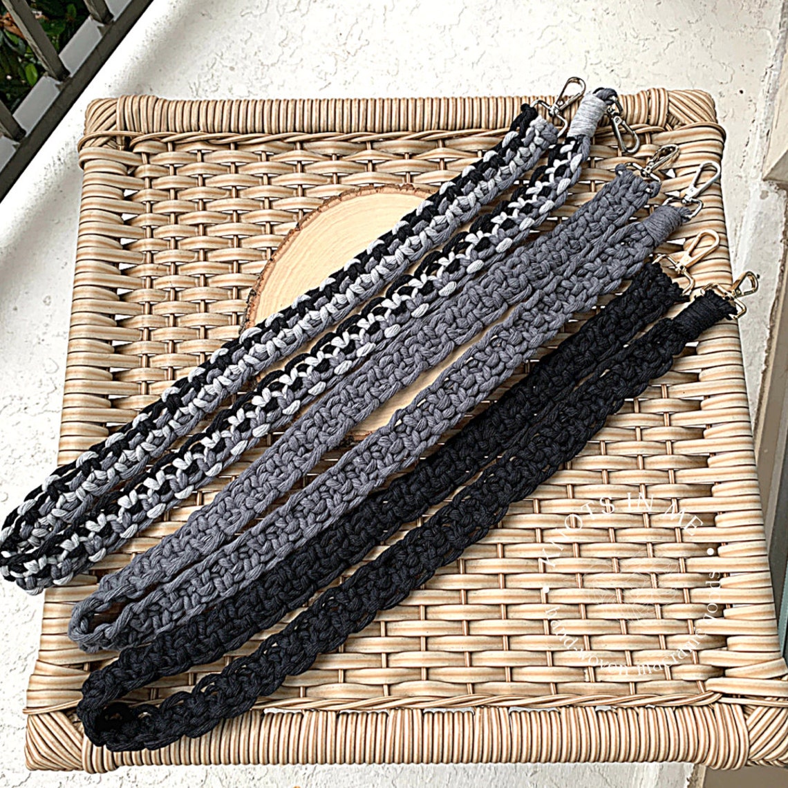 Macrame Bag Strap Macrame Camera Strap Macrame Crossbody Etsy