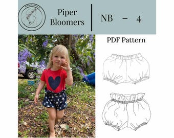 Piper Knit Bloomers PDF pattern