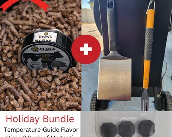 Father's Day accessory bundle For Pellet Smoker! - Pellet Tracker & 3 Magnetic Utensil Hooks