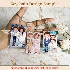 Conjunto de 100 chaveiros de casamento personalizados – lembrancinhas de acrílico personalizadas, lembranças para convidados, presentes para chá de panela, lembranças em massa com cartões de inserção