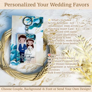 Juego de 25 llaveros de boda personalizados: recuerdos de acrílico personalizados, recuerdos para invitados, regalos para despedidas de soltera y recuerdos para pedidos al por mayor.